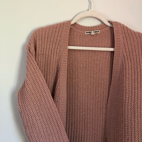 Dusty Pink Moral Fiber Cardigan 